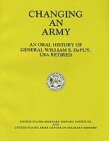 Changing An Army cover